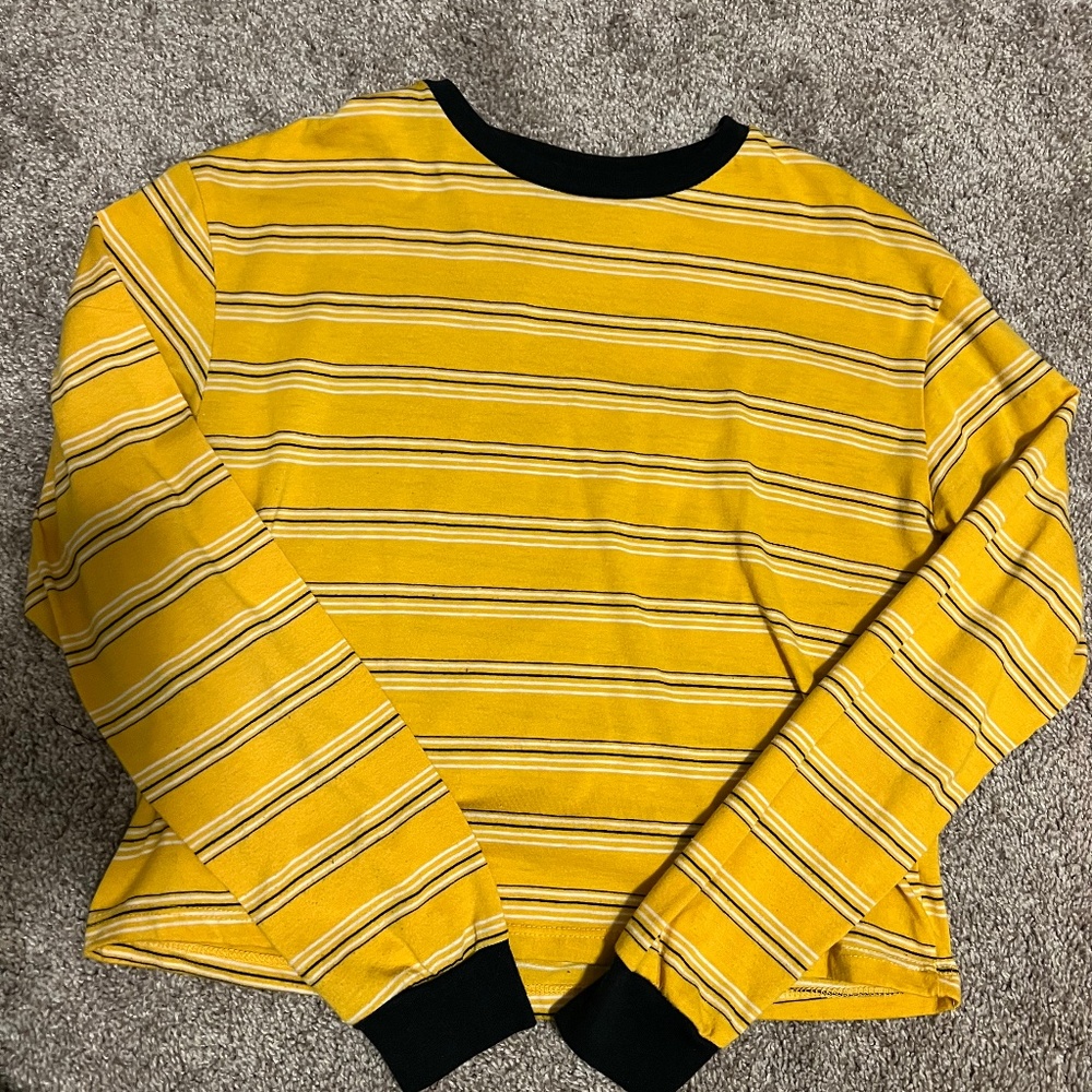 Striped long sleeve tee